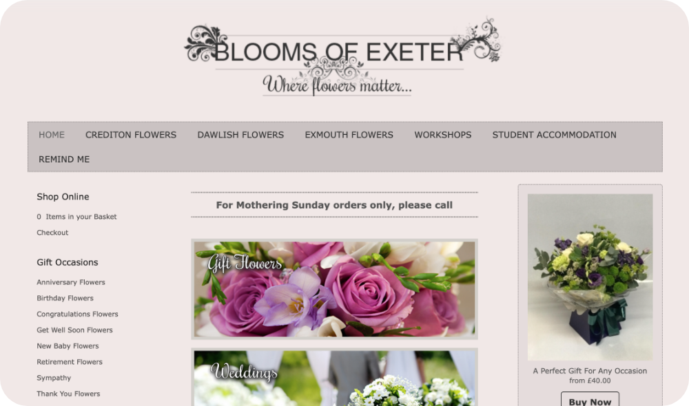 Blooms of Exeter